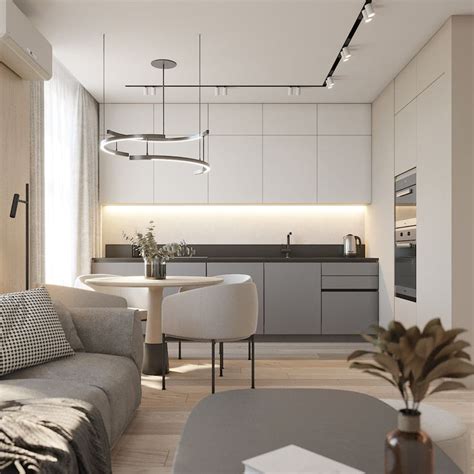 Серая кухня | Decoracion de interiores salones, Decoracion de ...