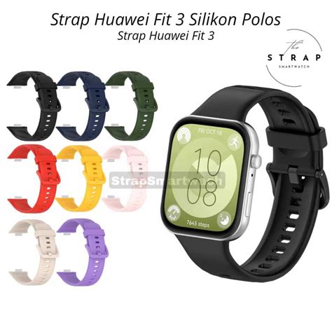 Jual Strap Huawei Watch Fit 3 Silicone Tali Pengganti Huawei Fit 3