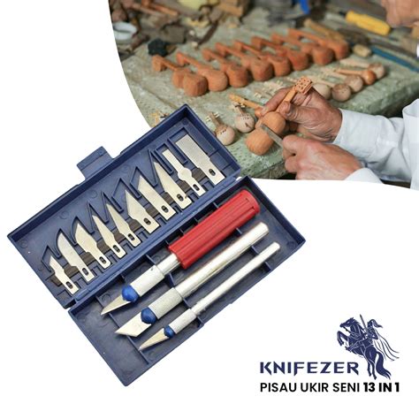 Knifezer Set Pisau Ukir Seni In Crafting Art Knife With Handle