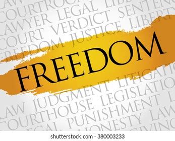 Freedom Word Cloud Concept Stock Vector Royalty Free