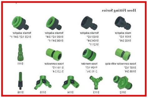 Types Of Garden Hose Connections Hose Connector Hose Reel Hose Splitter