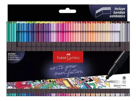 Micropuntas Faber Castell Grip Finepen Mm X Colores Env O Gratis