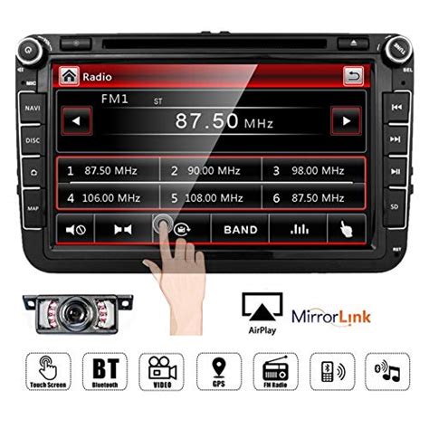 Double Din In Dash Car Stereo For VW Volkswagen Golf Passat Polo Jetta