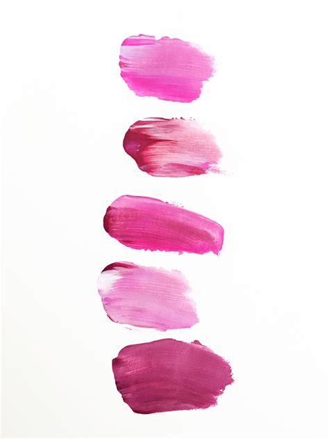 Bright Pink Paint Swatches | Arts & Entertainment Stock Photos ...