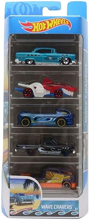 Hot Wheels Wave Cravers Pack 5 Grupo La Pintaíca