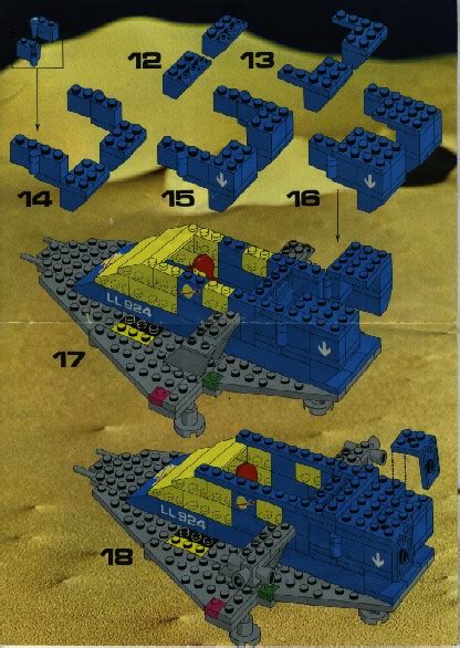 Lego Instructions For Set Space Cruiser Space Classic