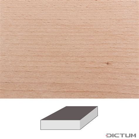 Steamed Red Beech 150 X 150 X 60 Mm European Wood Dictum