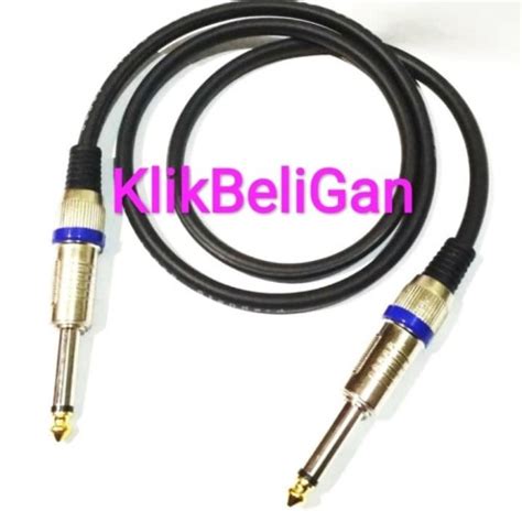 Jual Kabel Mic Gitar Canare L T S Jack Trs Akai Mono Male To Male