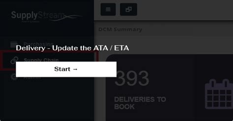 Delivery Update The Ata Eta