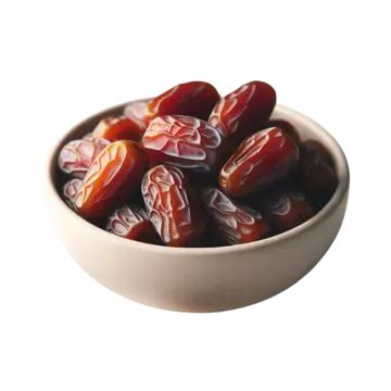 Dates Fruits And The White Bowl At Ramadan Iftar Dates Ramadan Png