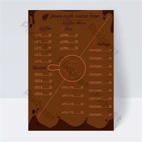 Coffee House Menu Design | AI Free Download - Pikbest