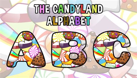 Alphabet Candyland Letters Printable