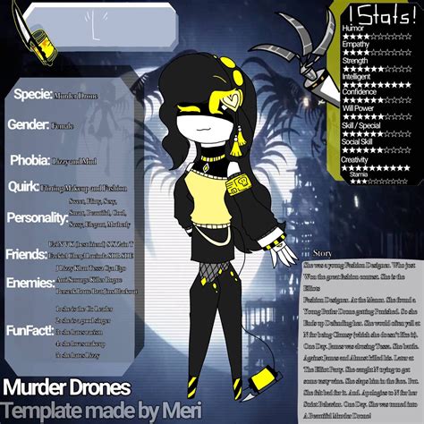 Murder Drones Oc Serial Designation L By Rosethecoolwolf13 On Deviantart