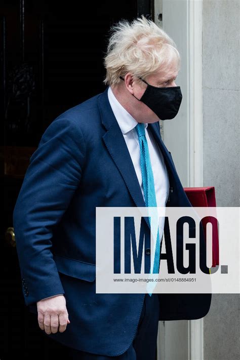 Boris Johnson Departs For Pmqs As Westminster Awaits Partygate Report