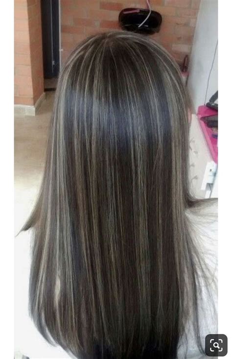 Highlights Brown Hair With Silver Highlights Brown Blonde Hair