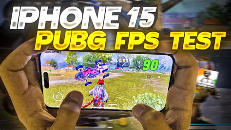 Iphone 15 Pubg Bgmi Fps Test Bgmi Test On Iphone 15 Plus Iphone