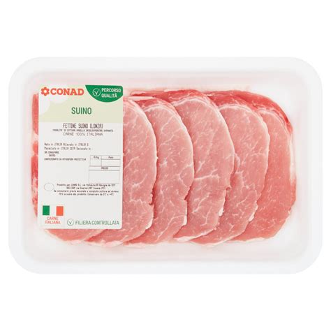 Fettine Di Lonza Di Suino Conad In Vendita Online Conad