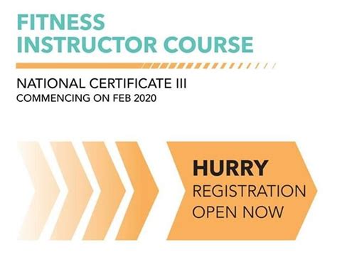 Registration Now Open For Certificate Iii Fitness Instructors Course