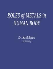 Understanding Iron In The Human Body Distribution Functions Course