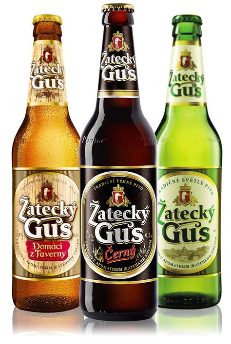 The «Zatecky Gus» beer is brewed using a bespoke recipe with the ...