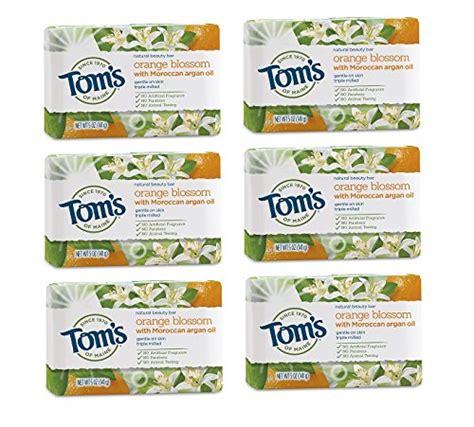 Toms Of Maine Natural Beauty Bar Soap Orange Blossom