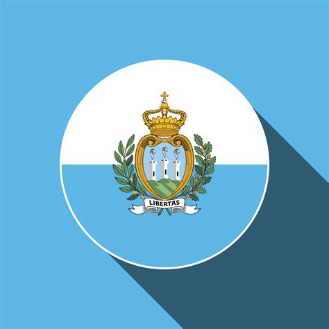 Country San Marino. San Marino flag. Vector illustration. 9761014 Vector Art at Vecteezy