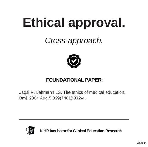 Ethical Approval Incubator For Clinical Education Research