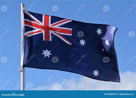 The National Flag Of Australia Stock Photo Image Of Honour Australia