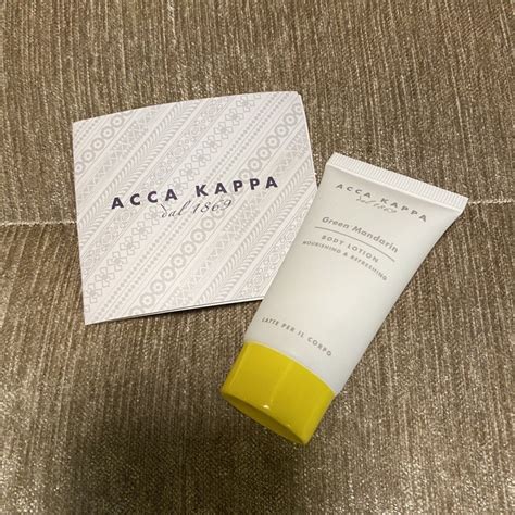 Acca Kappa Green Mandarin Body Lotion 30ml Beauty Personal Care