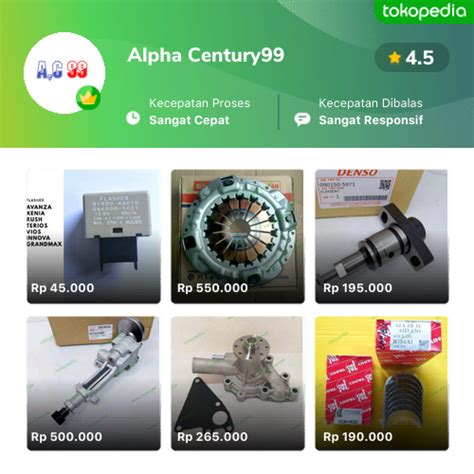 Toko Alpha Century99 Online Produk Lengkap Harga Terbaik Tokopedia