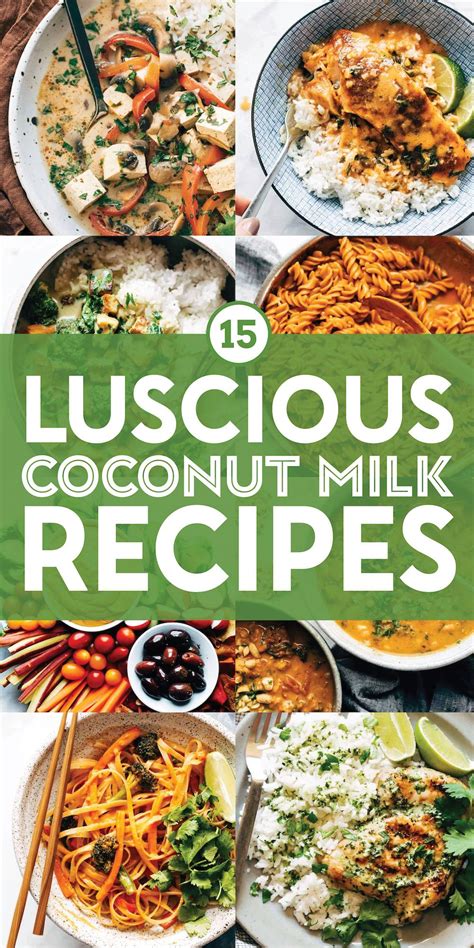 15 Luscious Coconut Milk Recipes Pinch Of Yum