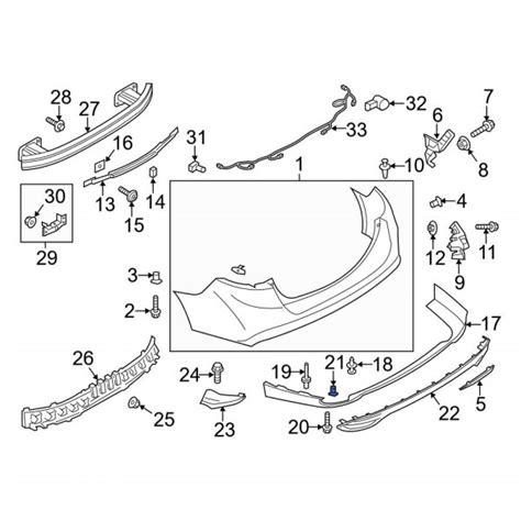 Ford Oe W711224s300 Valance Panel Clip