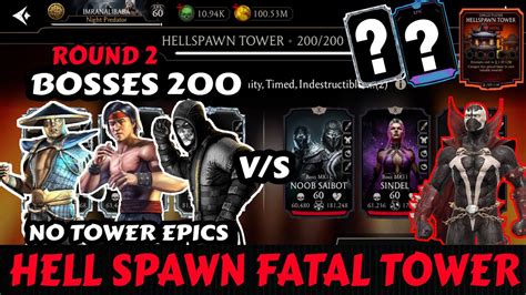 Hell Spawn Fatal Tower Battle Bosses R Beat By Diamond Team