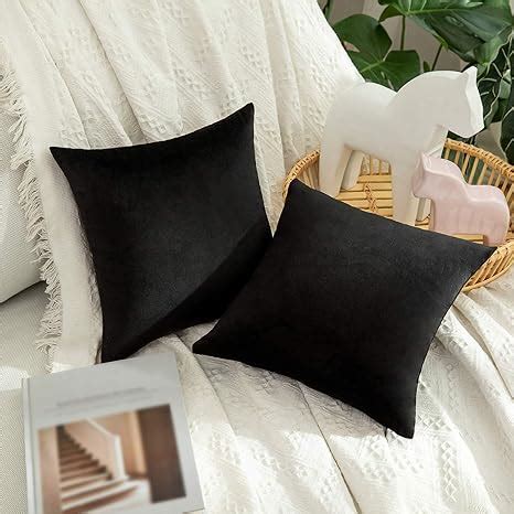 Amazon Miulee Pack Of Velvet Pillow Covers Decorative Square