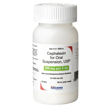 Cephalexin Mg Ml Ml Oral Suspension Ace Southern