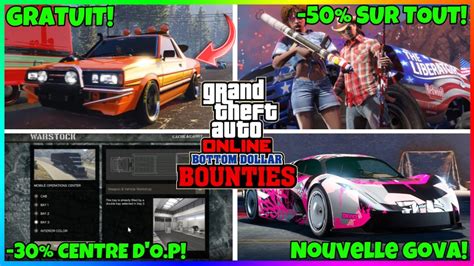 PROMO ET BONUS GTA ONLINE DE LA SEMAINE DU 4 7 3 NOUVELLES VOITURES