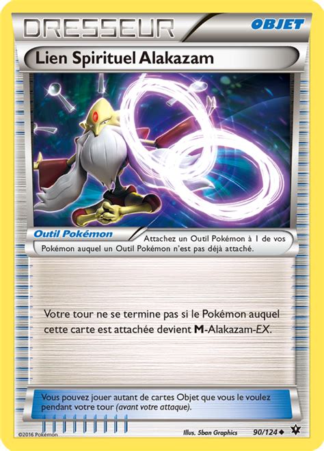 Lien Spirituel Alakazam XY Impact des Destins 90 Poképédia