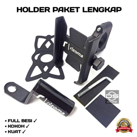 Jual Holder Hp Motor Paket Lengkap Plus Breket Dudukan Spion Motor Nmax