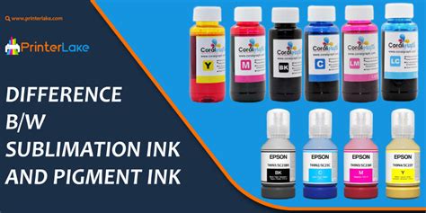 Difference Between Sublimation Ink And Pigment Ink Easy