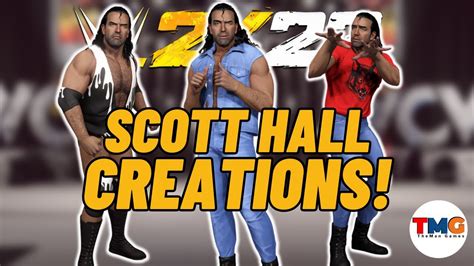 WWE 2K23 How To Create Scott Hall NWO WCW Wolpac Creations YouTube