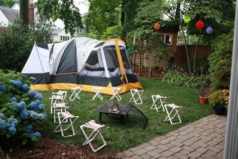 Backyard Camping Birthday Party Games Doing A Wonderful Forum Diaporama