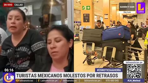 Caos En Aeropuerto Jorge Ch Vez Retraso Y Cancelaci N De Vuelos Deja