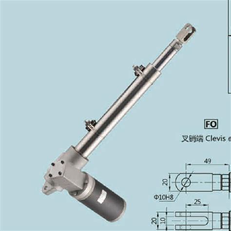 Electric Linear Actuator Electric Push Rod Screw Actuator China Motor