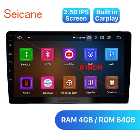 Seicane Din Universal Inch Android Car Radio Gps Navigation