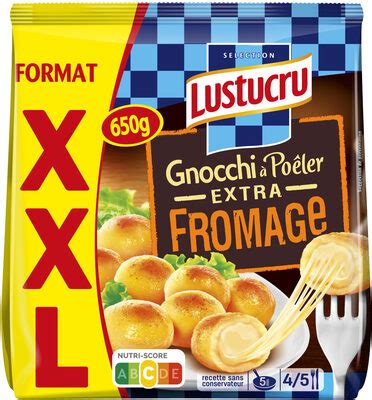 Lustucru Gnocchi A Poeler Extra Fromage Xxl G G