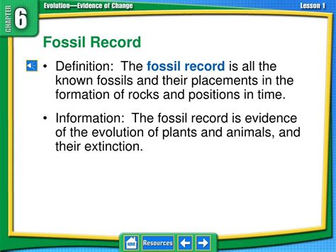 Ppt Fossil Record Powerpoint Presentation Free Download Id3100532