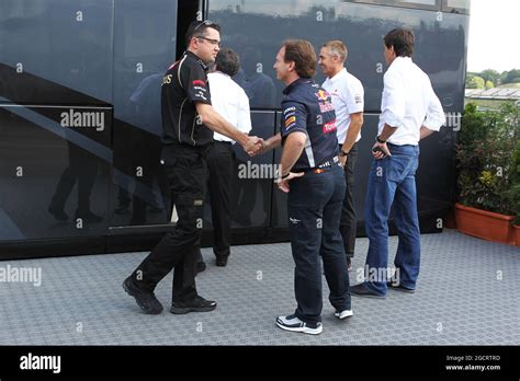 Red Bull Racing Team Principal Eric Boullier Hi Res Stock Photography