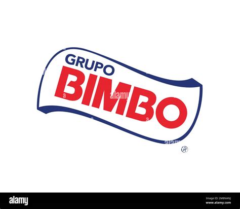 Grupo Bimbo, logotipo girado, fondo blanco B Fotografía de stock - Alamy