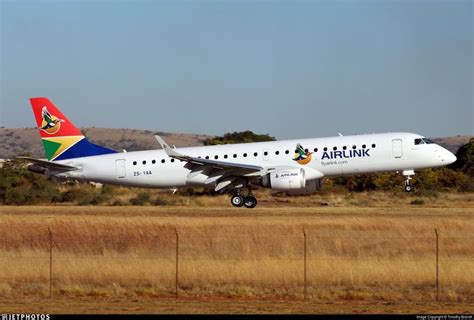 Airlinks First Embraer E190 Seen This Afternoon About To Touch Down At