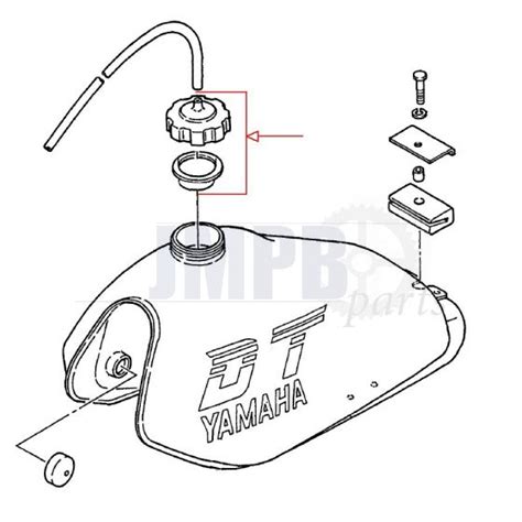 Tank Cap Yamaha Dt Mx Jmpb Parts